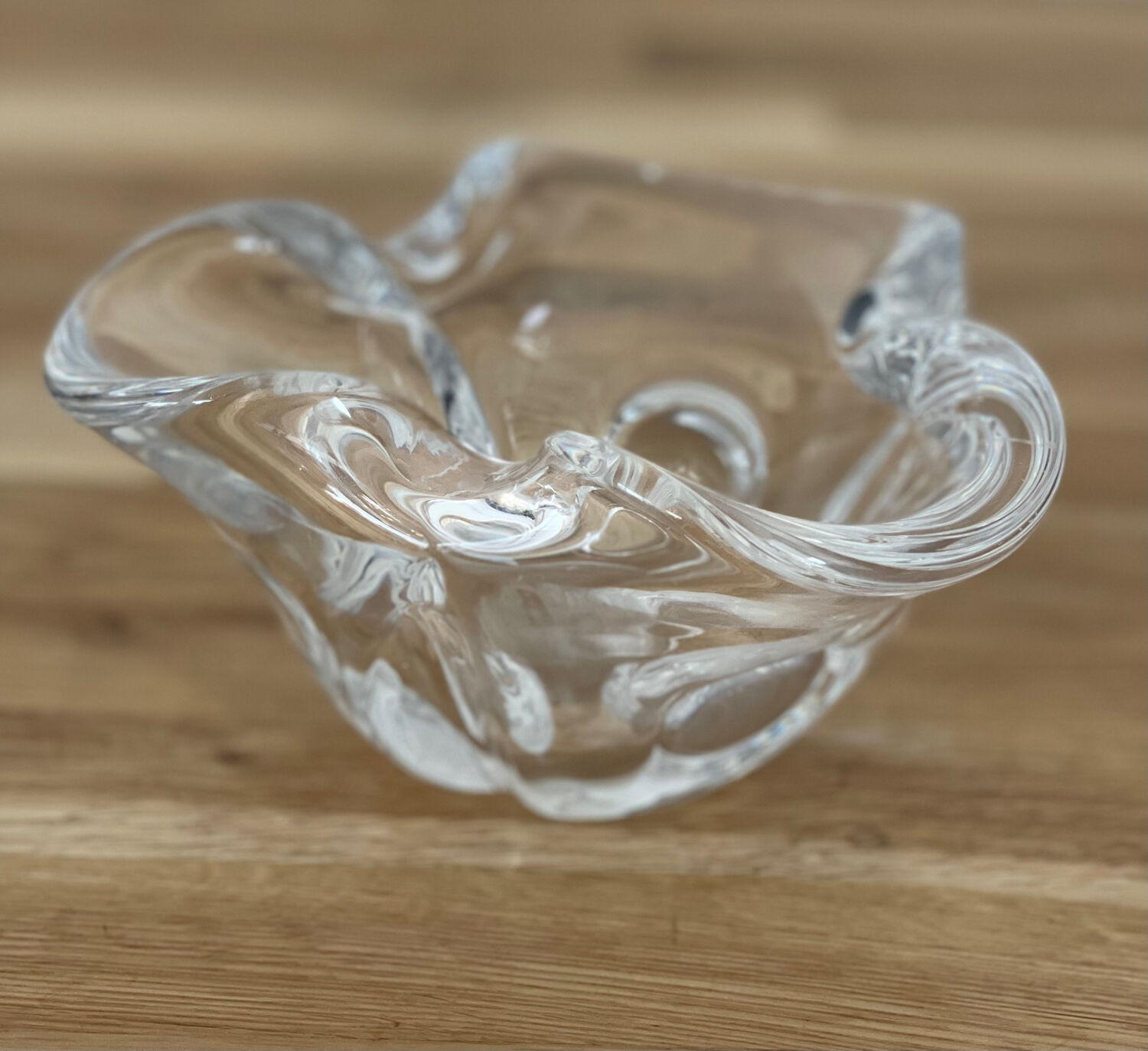 Empty crystal pocket of Sevres