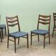 6 Scandinavian chairs in rosewood