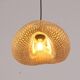 Bamboo Pendant Light, Bamboo Light Fixture, Hanging Lamp