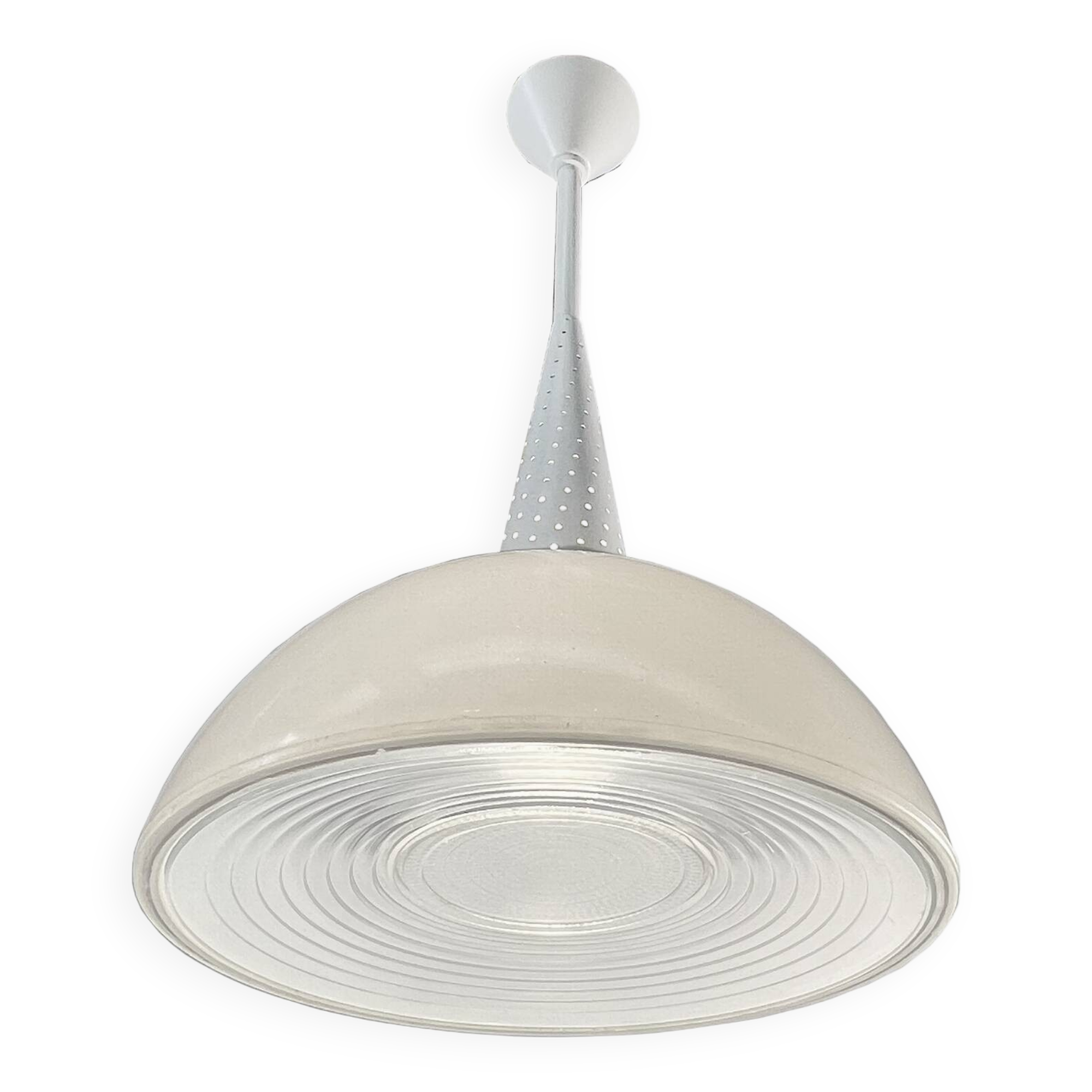 Vintage Modernist Suspension • Holophane • 1950