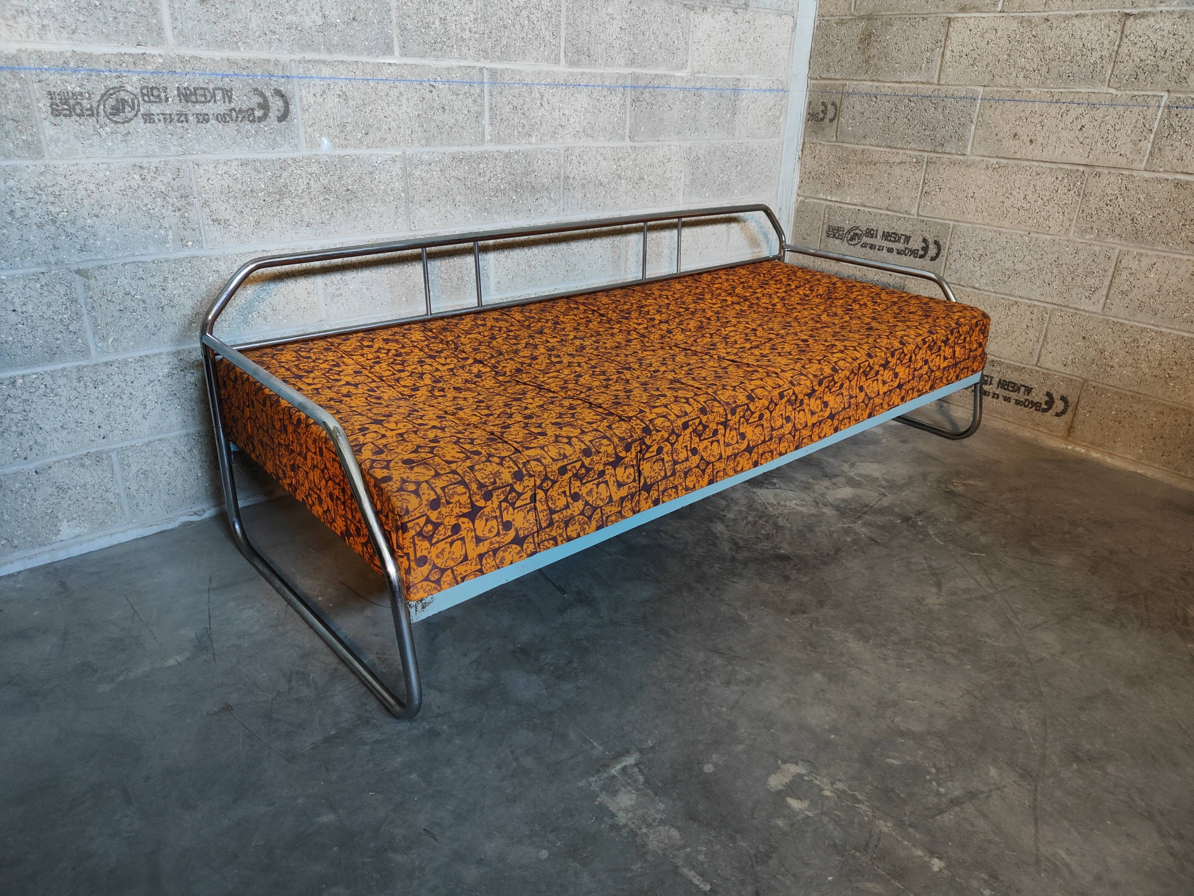 Bauhaus chrome bench 1930