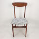 Set of 6 Mid Century Italian Teak Dining Chairs, 1950s
