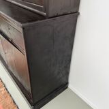 Sideboard - showcase 2 old body in blackened wood