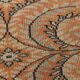 Brunt Orange Scandi Style Vintage Persian Runner Rug, 90x284 Cm