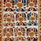Vintage Turkish hand-knotted rug 112x126 cm