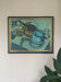 Oil on canvas by aymery rolland. still life with saucepans