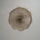 Scandinavian Crystal Ceiling Lamp from Orrefors, 1960s