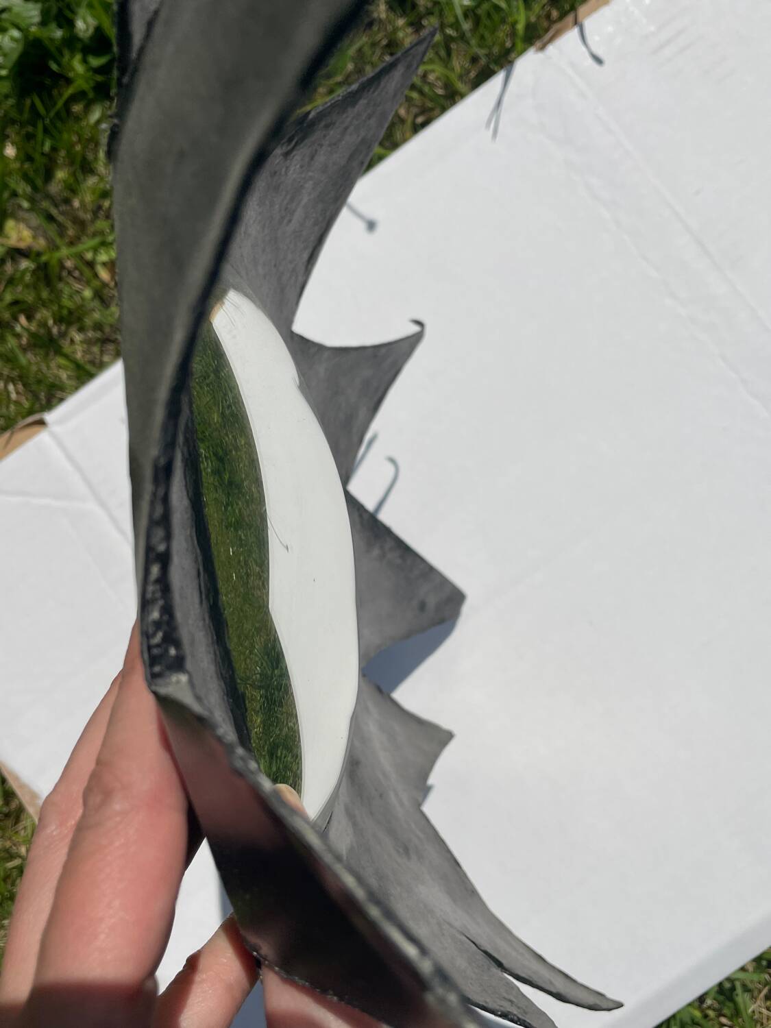 Miroir sorcière soleil vintage