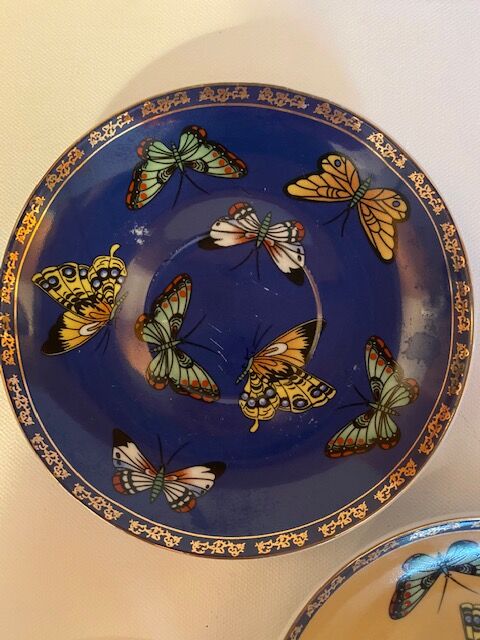 6 Saucers "butterflies"