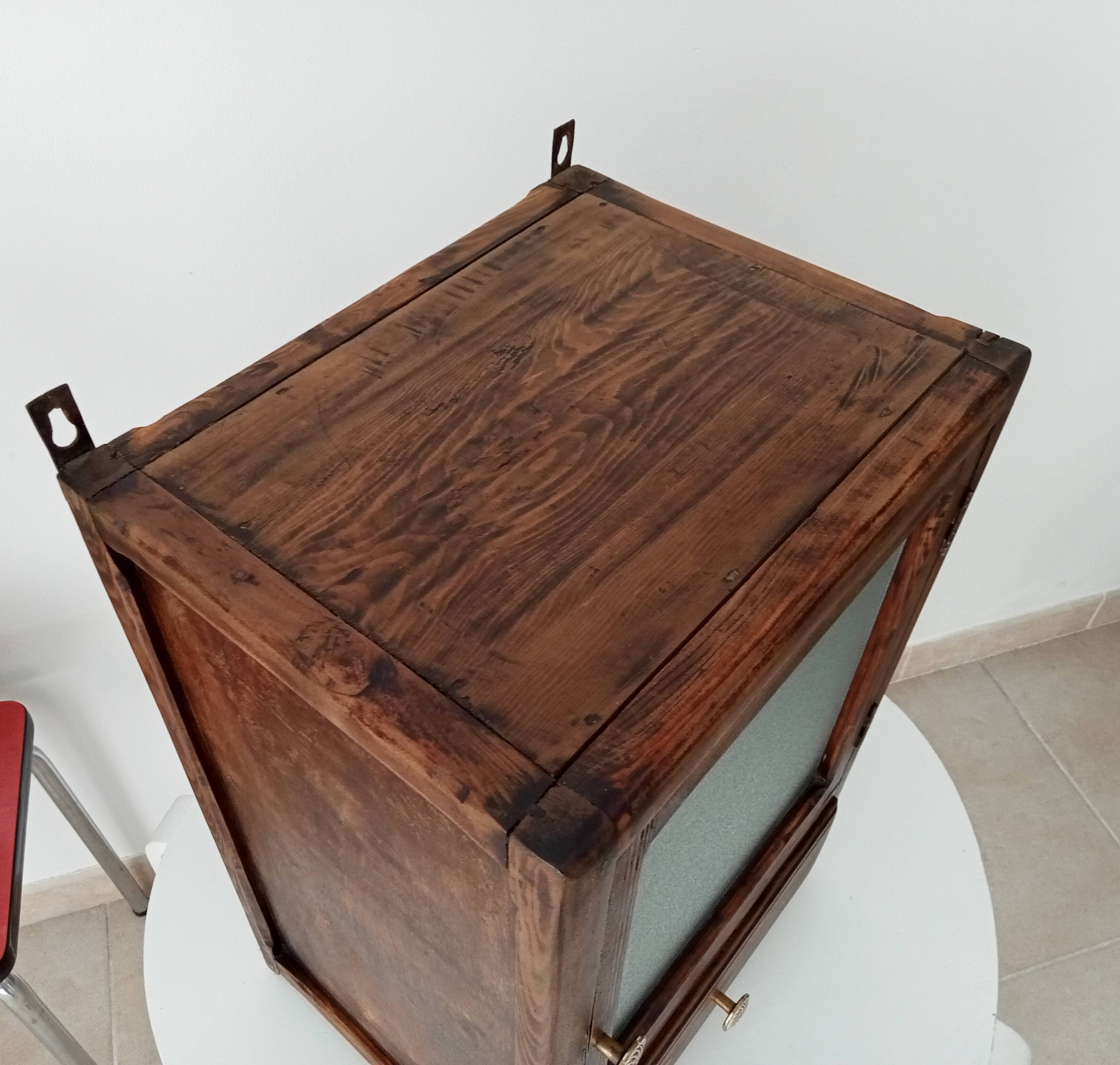 Medicine cabinet, 30s/40s oak bathroom cabinet