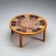 Tue Poulsen oak and ceramic coffee table for Haslev
