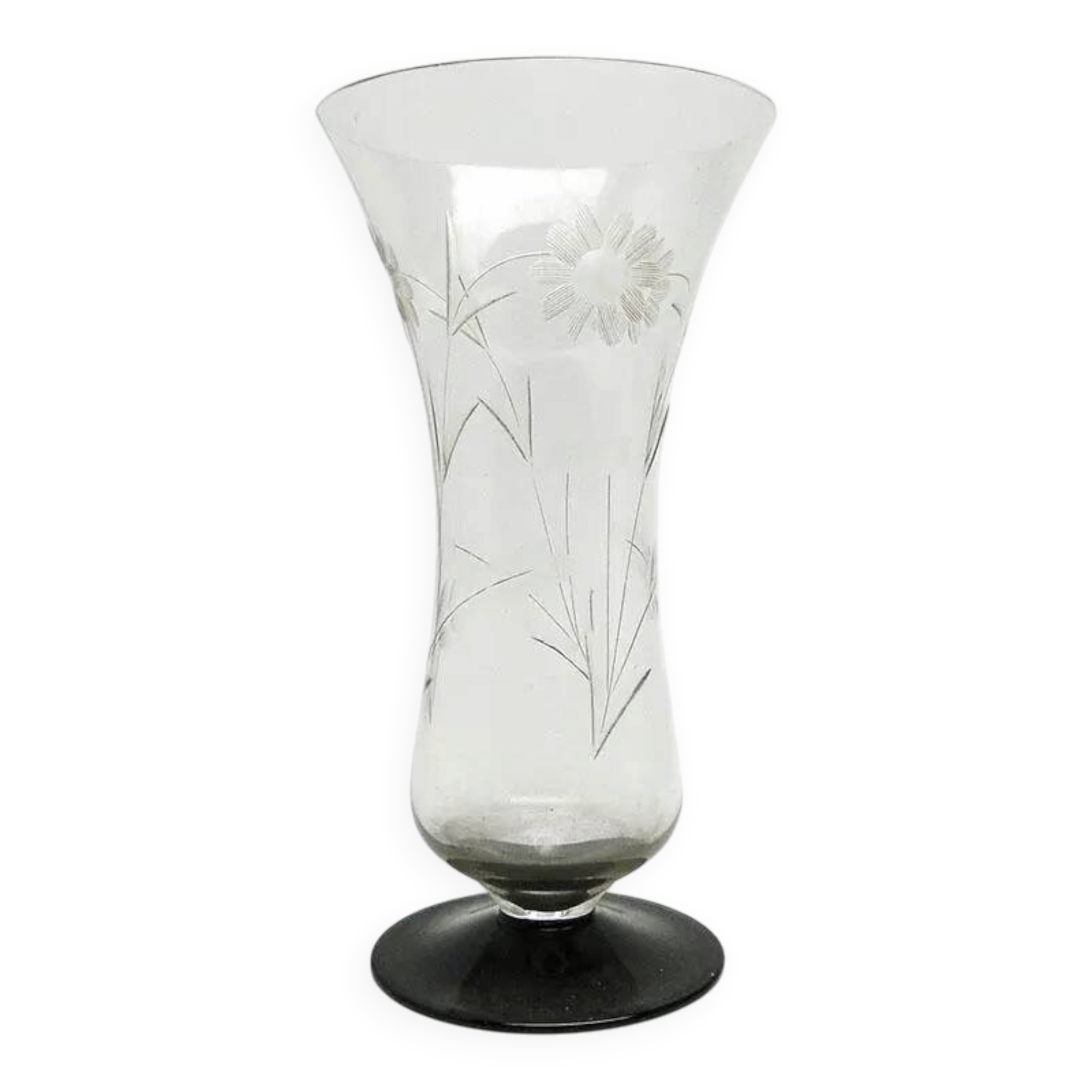 Art Deco vase, glass, Poland, 1930s