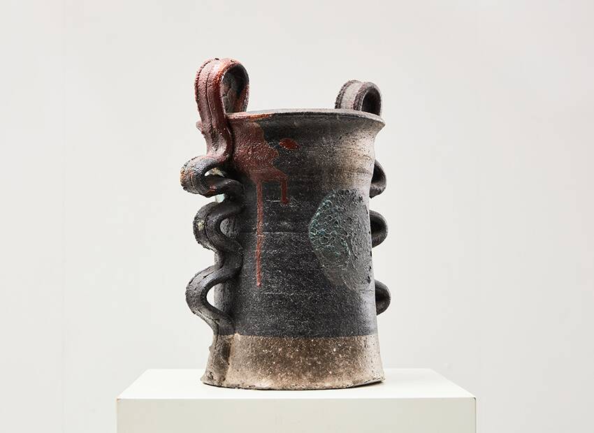 Betty Woodman Unique Vase U.S.A. 1960s