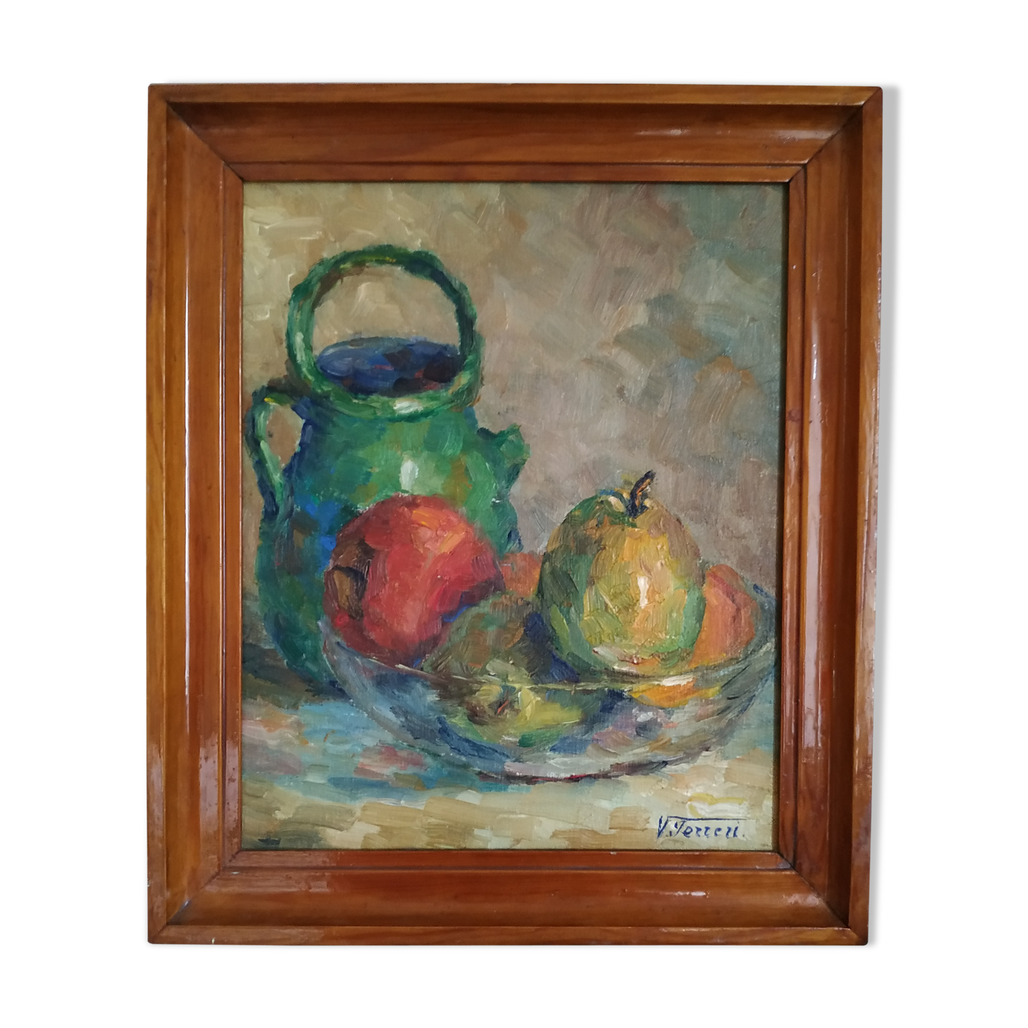 Still life at Victor Ferreri's gargoyle oil on panel