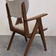 Pair of Scandinavian bridge armchairs in teak, Denmark circa 1950.