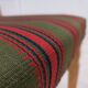 1970s, set of 2 Danish dining chairs, furniture wool, solid oak wood.