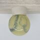 Thabur art deco marbled glass ceiling lamp , 1930s the Netherlands