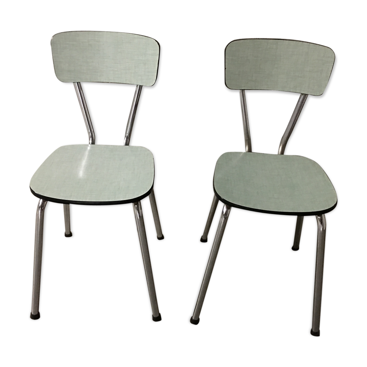 Pair of chairs 50s formica