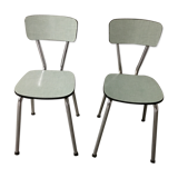 Pair of chairs 50s formica