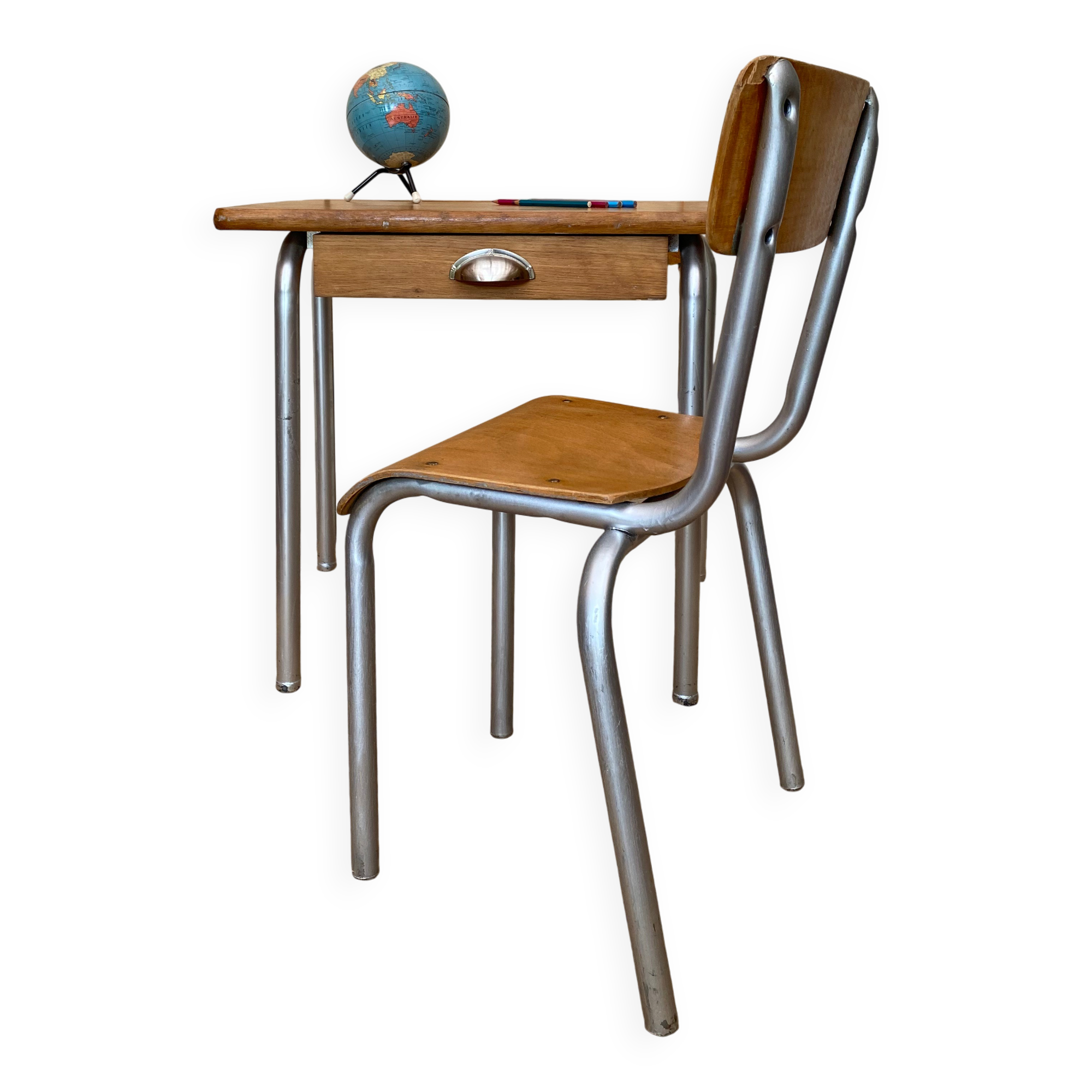 Table et chaise d'écolier