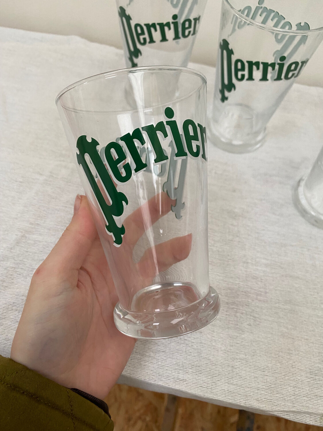 Perrier glasses