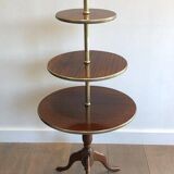 Neoclassical round table with triple tiers