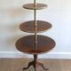 Neoclassical round table with triple tiers