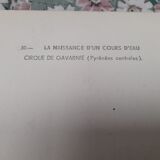 Old photographic print, circus of Gavarnie