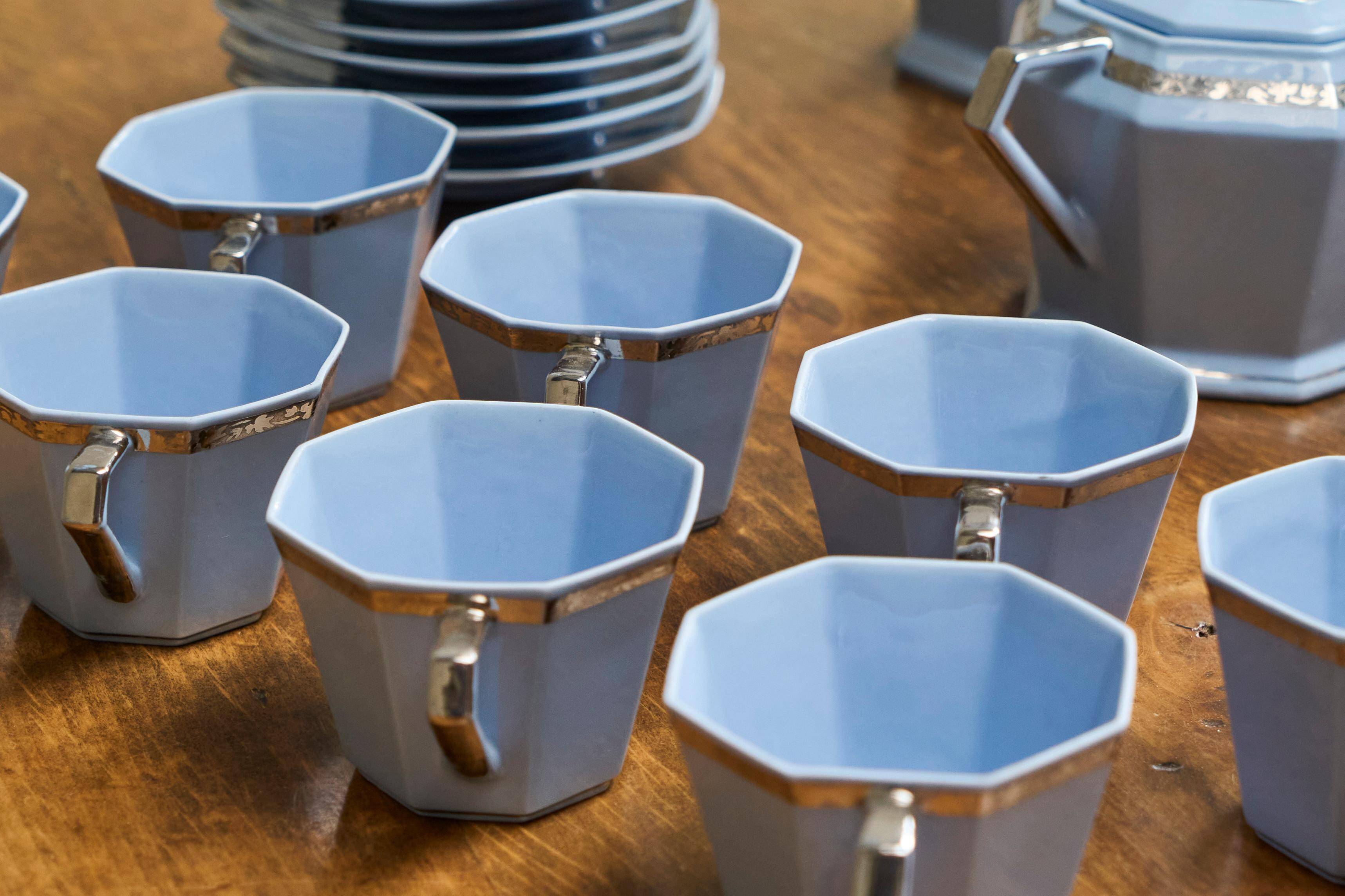 Art Deco coffee service Belgian 1930s