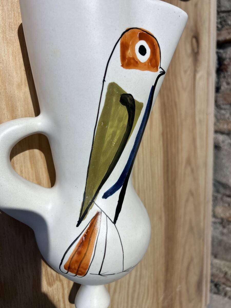 Roger Capron - rare mural vase