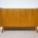 Buffet en noyer des années 1960, style milieu de siècle