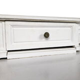 Louis XVI-style tiered desk lay white