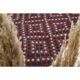 1970s Vintage Turkish Oushak Handmade Wool Cotton Red Runner Rug 161x214