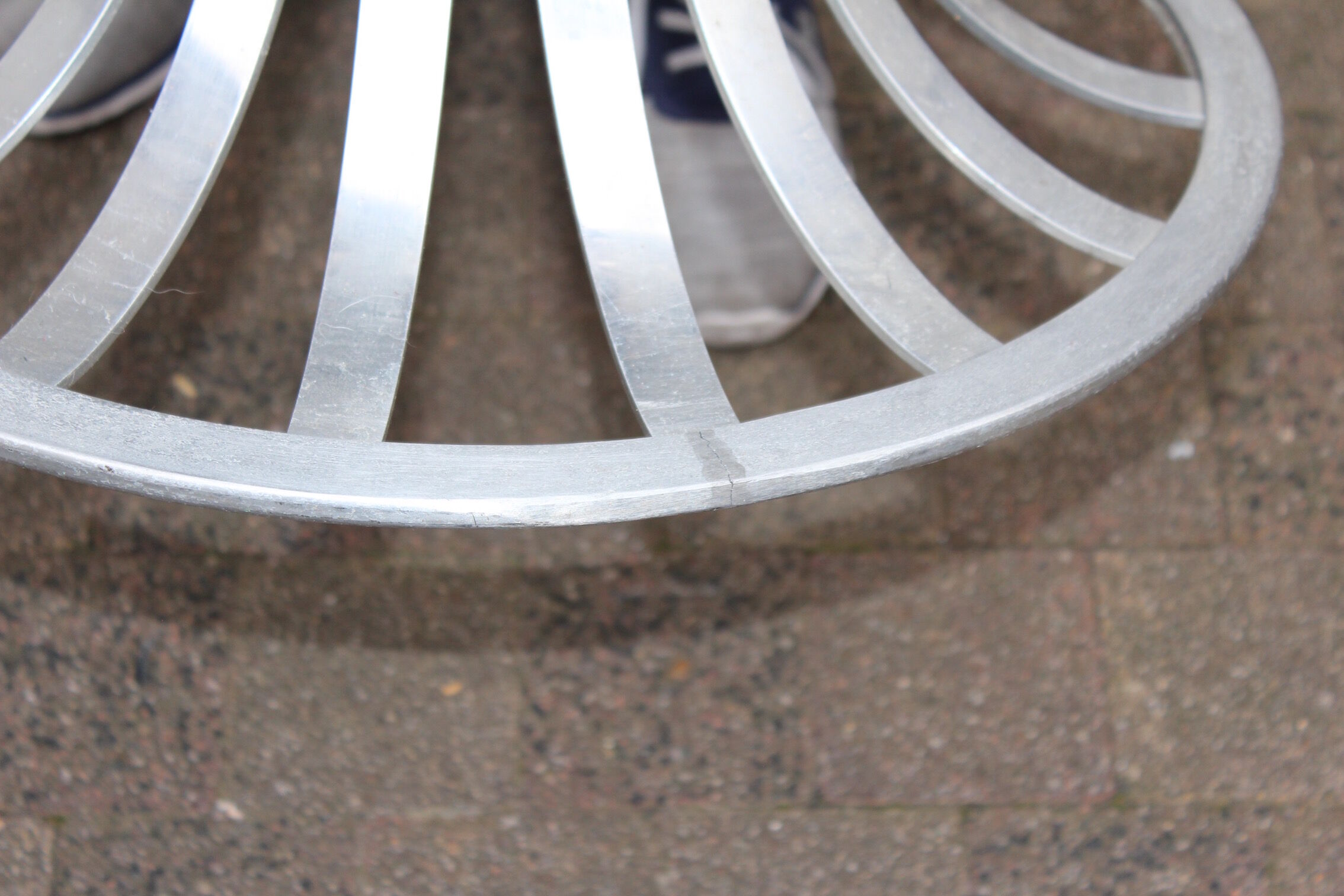 Armchair Aluminium 1970 - Unique model