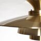 Brass Pendant Light, Denmark 1980s