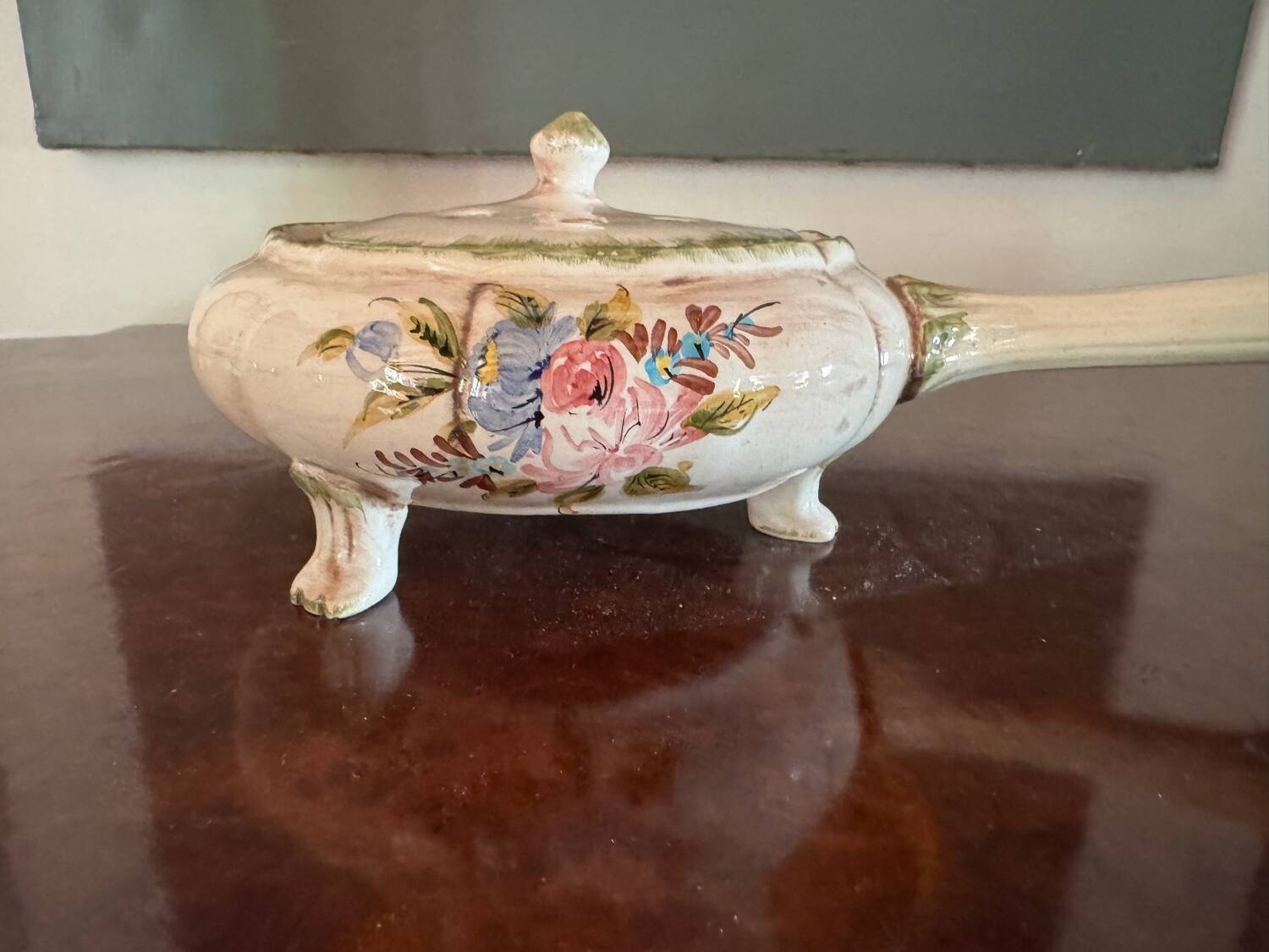 Antique ceramic flower vase