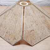 Lampshade flower suspension