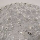 Plafonnier/ appliqué bubble en verre