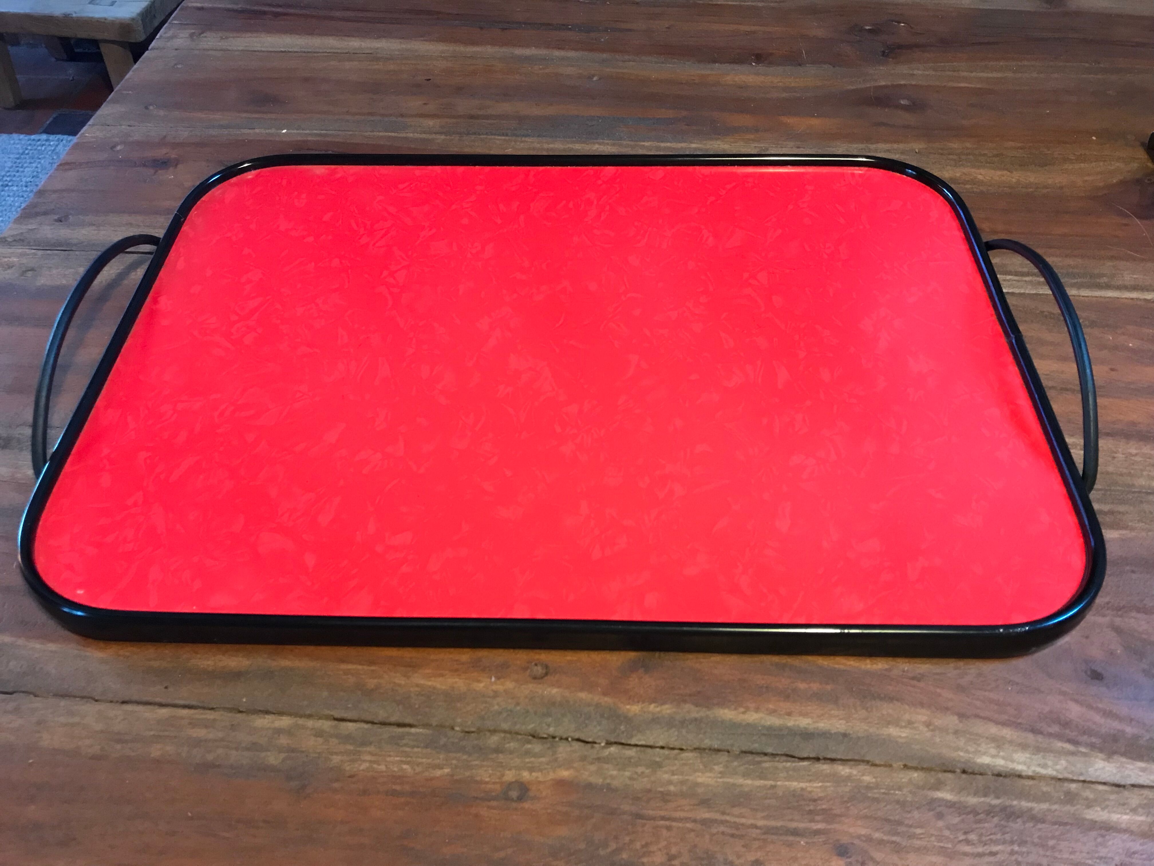 Red formica top