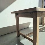 Solid oak farmhouse table