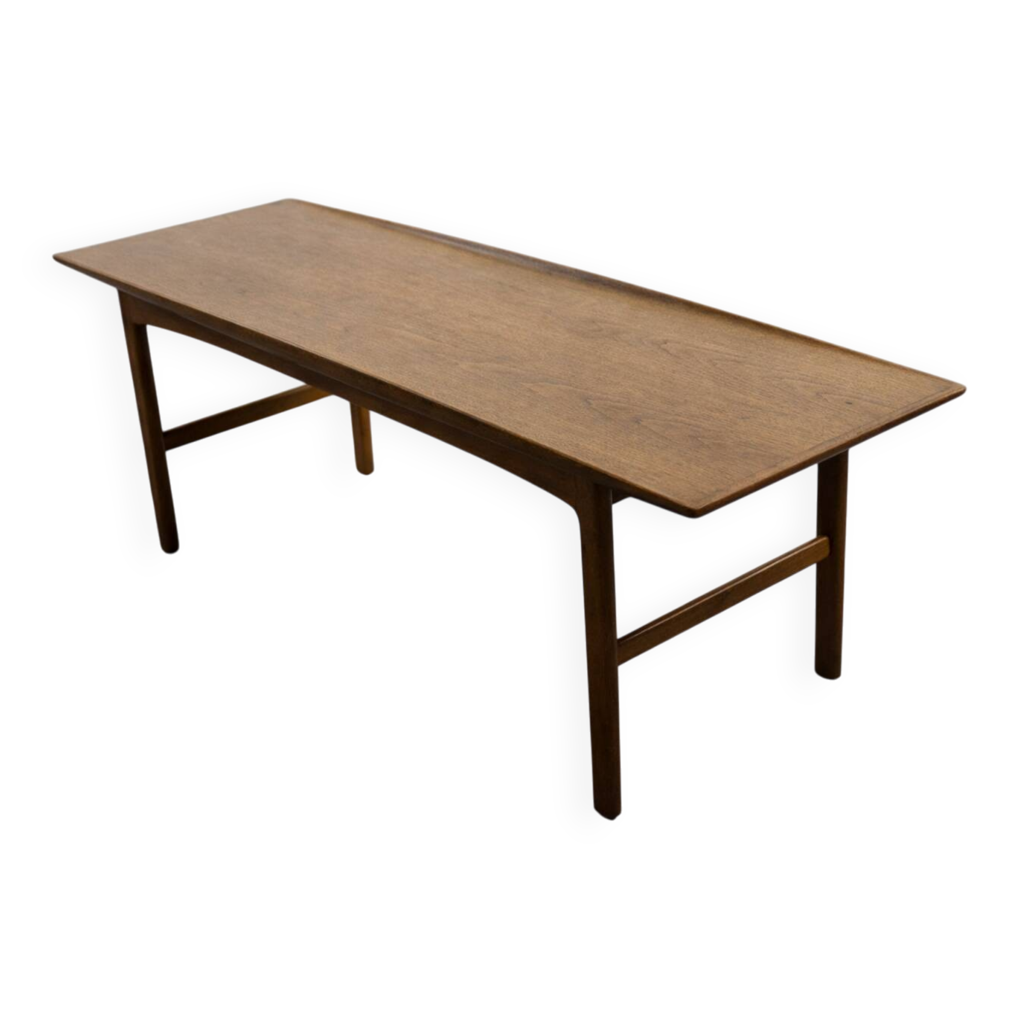 Vintage Mid-Century Swedish Modern Teak Frisco Coffee Table by F. Ohlsson