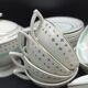 Tea set stars and mint green in semi-porcelain