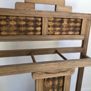 Antique wooden umbrella stand