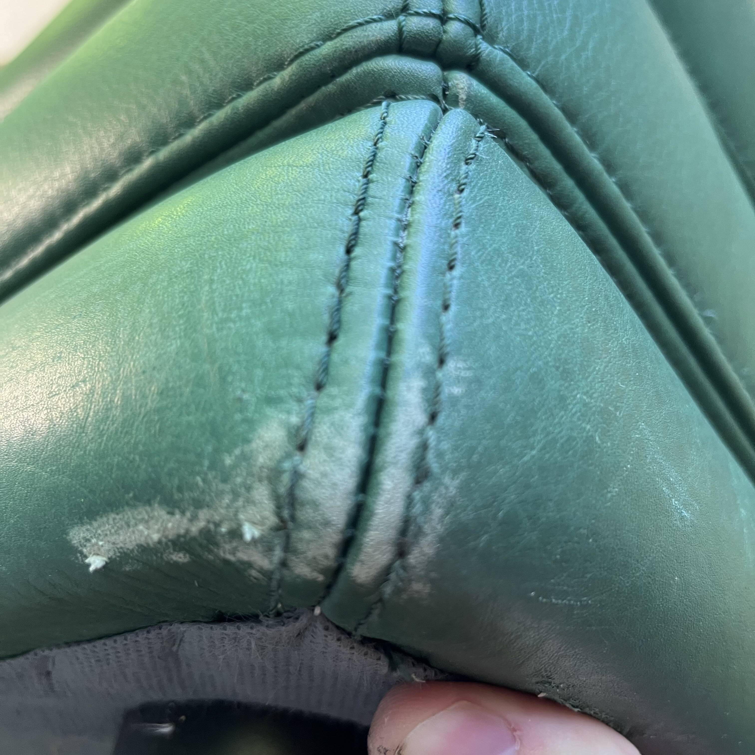 Roche Bobois living room green leather made in Italy