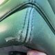 Roche Bobois living room green leather made in Italy