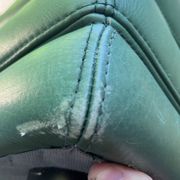 Salon Roche Bobois cuir vert made in Italy