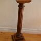Wooden column pedestal in Louis XVI style, height: 93 cm.