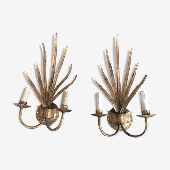 Pair of Florart metal sconces 60/70