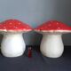 Paire de lampes champignon Heico vintage