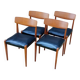 4 Scandinavian chairs from the 60s